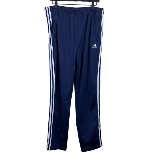 Vintage Y2K Adidas Blue Tear Away Pants in Blue - Size Large - Picture 1 of 6
